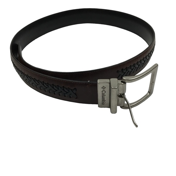 Columbia Other - Columbia Leather Braided Belt